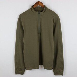 Alpine Design Dri-Logic Men's Medium Green 1/4 Zip Mid Weight Pullover Jacket